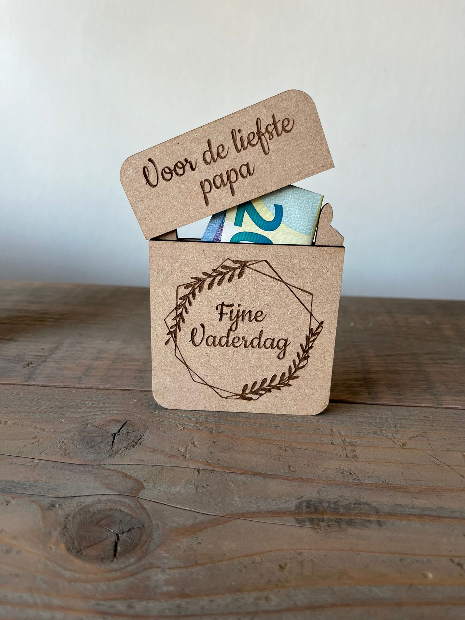 Cadeaubon houten doosje - Afbeelding 2